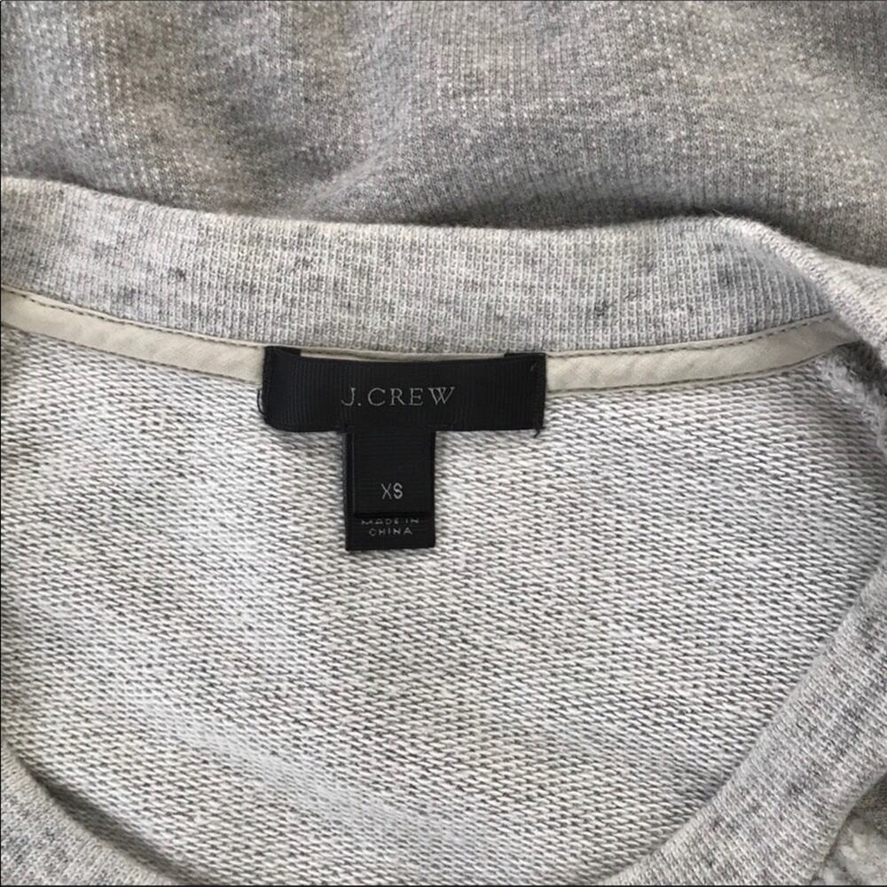 J. Crew Wool Blend Gray Sweatshirt & Sweater Outdoor & Cozy - Picture 7 of 8